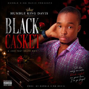 Black casket 