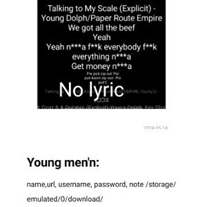 young men'n: talking to my scale