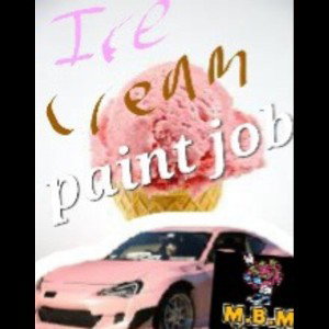 strawberry  ice cream paint job (freestyle) 