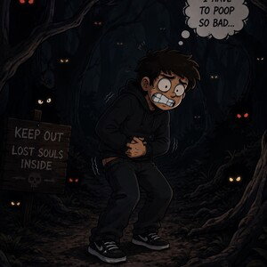 scary night alone 