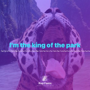 I’m the king of the park