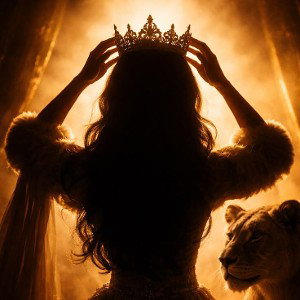 The woman in the crown 