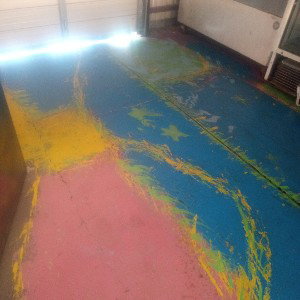Unfinished track