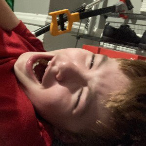 man choking and dying on his blood
