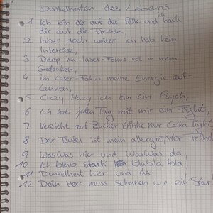 Dunkelheiten des Lebens
