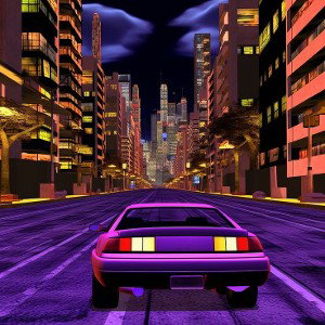 Driving Through the street lights
