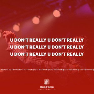 U Don’t really U Don’t really 