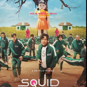 tittar på squid game