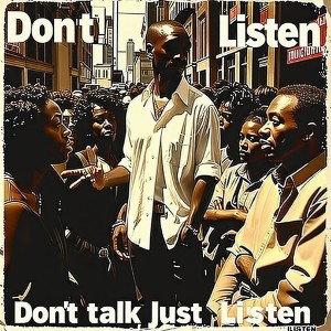 Don’t talk just listen