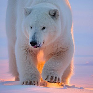 pense au ours polaire 