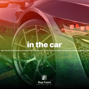 in the car