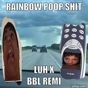 rainbow poop shit 