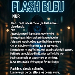 Flash bleu 
