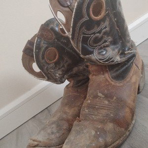 These worn old boots