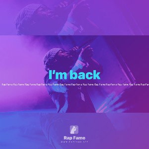 I’m back