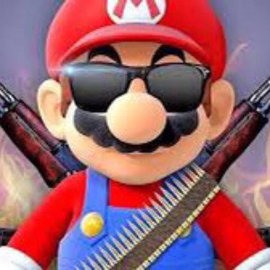 mario has a gun