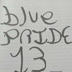 BLUE PRIDE 13-KID HOOD(SANTI MRZ)
