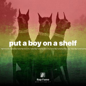 put a boy on a shelf