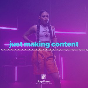 just making content