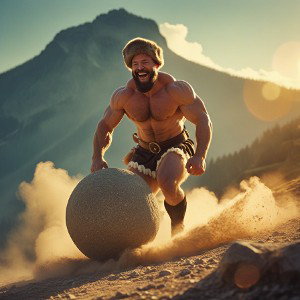 „Sisifus der Bodybuilder“ 
