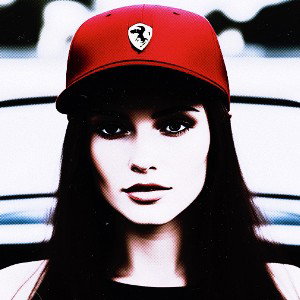 Курю в кепочке Ferrari 