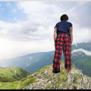 to the top