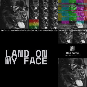 land on my face 