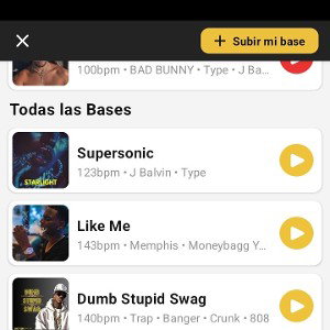 3 bases una arriba de la otro