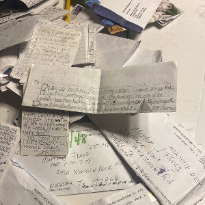 when she writes me a letter.