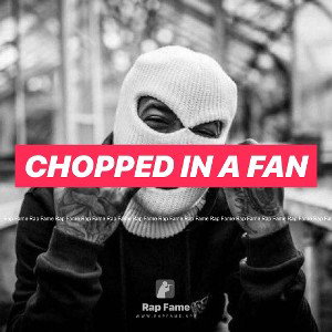 chopped in a fan