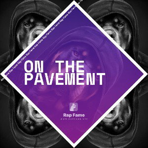 on the pavement