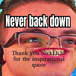 never back down 