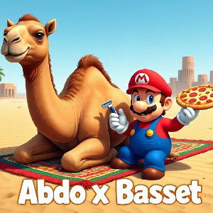 Pizzario, Bilal, and Mohamed El Gamal, ( Abdo x Basset ) 🤘🐪