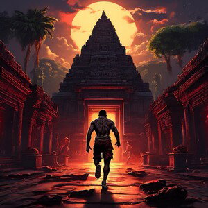 Running there temple 