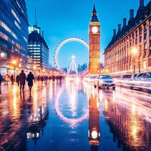 City Lights Glimmer