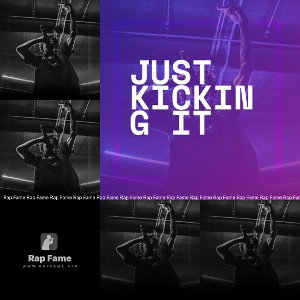Just kicking it