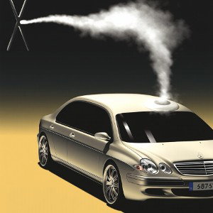 High in a Benz 