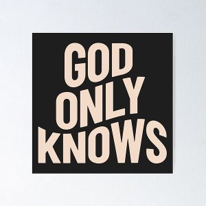 Christian Rap Song #1: GOD ONLY KNOWS 