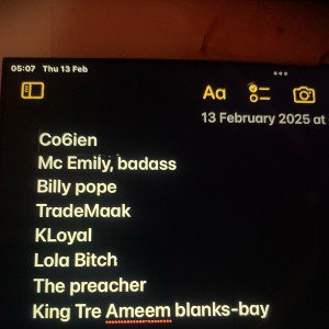 Tribute Song To My Loyal Friends  