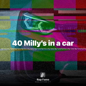 40 Milly’s in a car