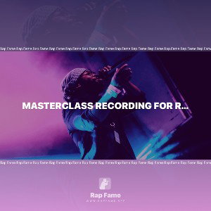 masterclass recording for rap league