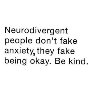 Be just you.