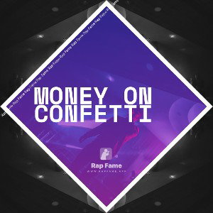 money on confetti