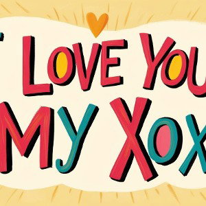 i love you my xox 