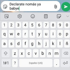 declarate nomás ya babye,yo y todo ya me entere