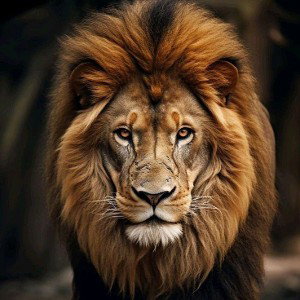 un vrai lion,  c’est défend tout seul.