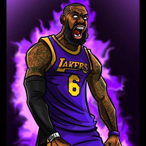 ballin like the goat LBJ