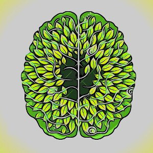 Green thoughts of the Brain.What do you see?