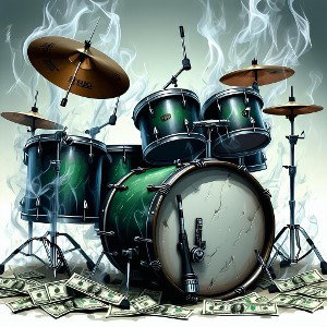 Pauly Kastilano - Travis Barker Drums - 013125 3