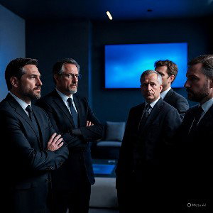 mantain _men on cool day 